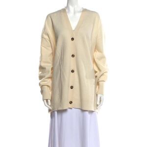 Acne Studios Wool Cardigan Ivory